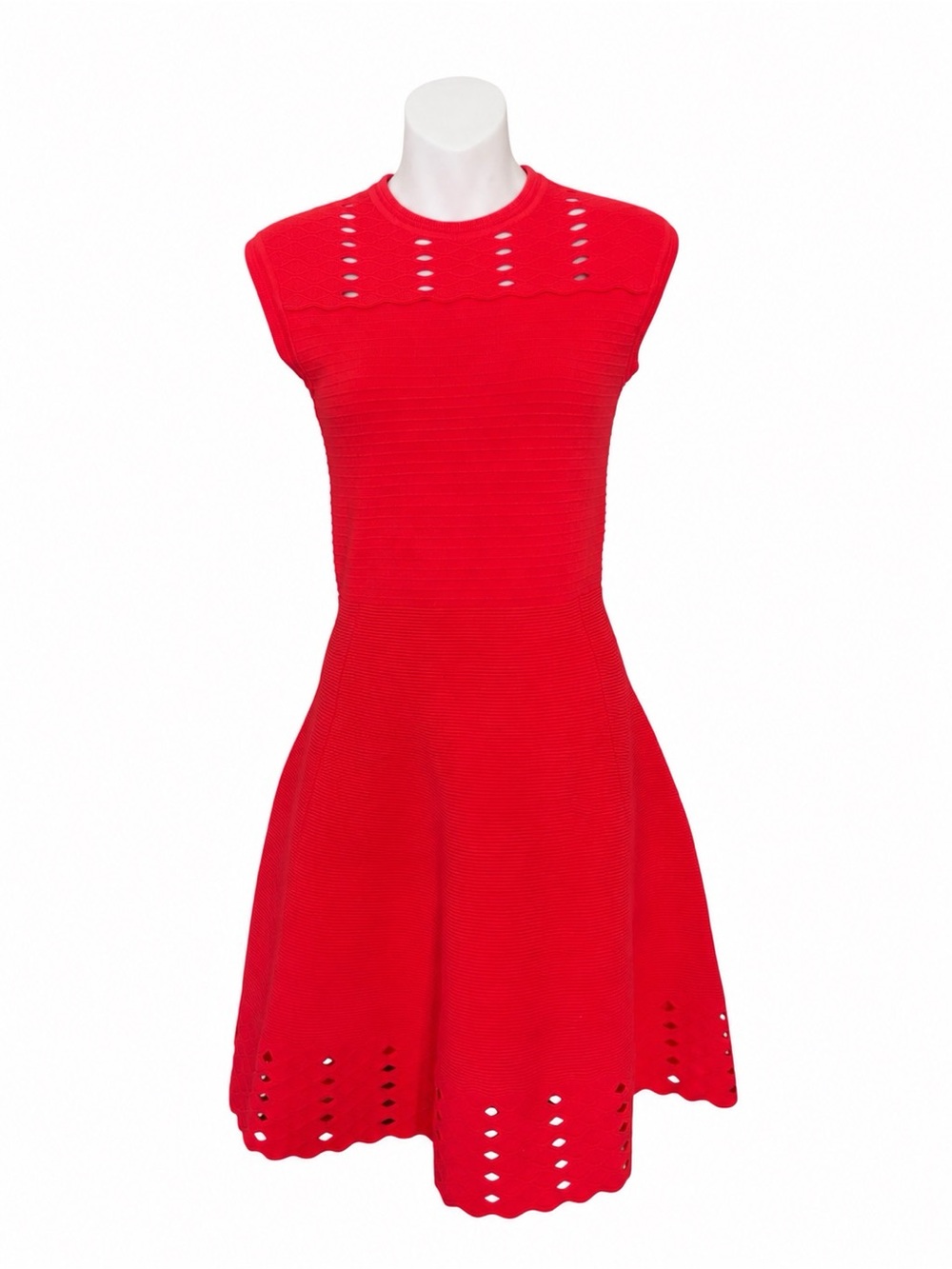 Ted Baker Neon Pink Fit & Flare Dress, Size 1, NWOT/Unworn